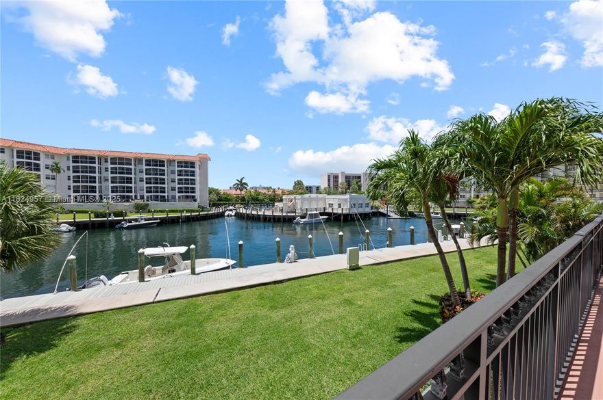 Extremely rare opportunity to enjoy waterfront living with an annual lease at one of Boca Raton's most enchanting oceanfront communities, The San Remo. Unit 143 located in the Villa Verano building is a newly-renovated direct waterfront double-balcony property offering new flooring throughout, new kitchen & baths and a new hurricane impact door. The most unique aspect of the unit is the direct waterfront double-balcony which includes a generous screened-in area and an additional magnificent outdoor private deck, perfect for entertaining and outdoor living. Community amenities include a private pool and clubhouse with fitness center and deeded beach access to enjoy the beautiful Boca beach. Also included with the property is a generously-sized storage unit and deeded garage parking space.