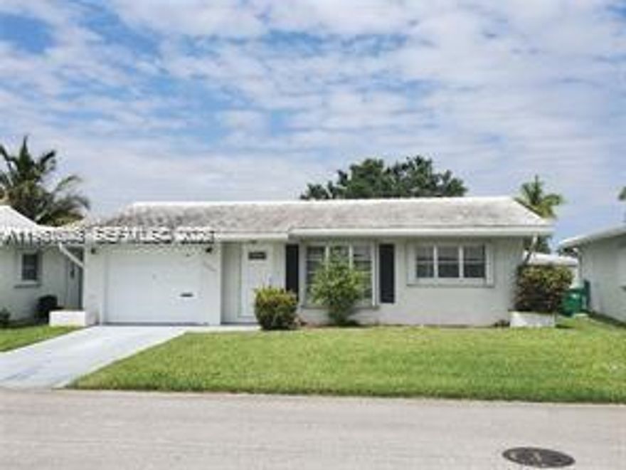 Over 55 neighborhood. Home is near the clubhouse. One car attached garage and florida room makes this a comfortable home,
