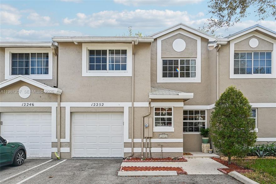 Stunning 3-bed, 2.5-bath Cooper City townhouse in a top “A” school district! Boasting impact windows & doors, 2-year-old AC, and a convenient laundry area, this home offers bright, open living spaces perfect for modern living. Low HOA fees, easy access to shopping, dining, and major roadways make it ideal for families or investors. Move-in ready and beautifully maintained—don’t miss your chance to own in this highly sought-after community!