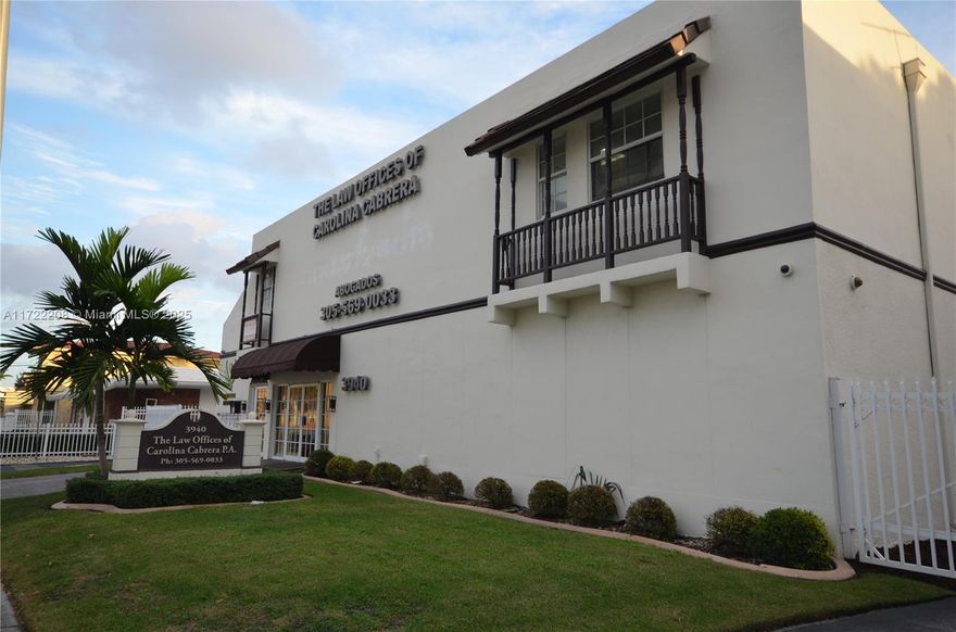 Stand Alone Office building located on the Coral Gables border fronting W Flagler Street. Conveniently situated on W Flagler Street one of the most vital East/West transit arteries in Miami Dade County. The Free standing building’s primary frontage provides billboard-like exposure featuring traffic counts of 40,000 +/- cars daily and provides easy access to housing and entertainment destinations (i.e. Brickell, Coral Gables, Coconut Grove, Downtown Miami, Doral and many others). Ground floor (2,500 sf +/-) available for immediate occupancy to owner users. Existing tenant occupying second floor provides great income. Ideal location and favorable zoning.  Perfect scenario for owner users of various industries: Medical, Insurance companies, attorneys or any professional use.