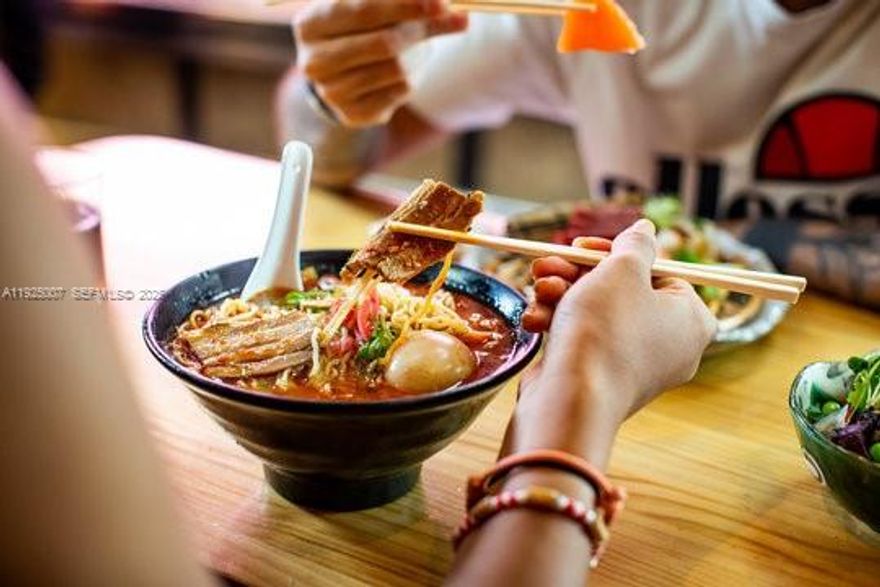 Ramen/Poke/Bubble Tea shop for sale in Miramar. Located in a busy anchored shopping center by I-75. About 1500 SF. Lots of foot traffic and plenty of parking. Rent $6700 per month. Lease expires in 2027 with renewal. Seller motivated. Must make appointment for showing.