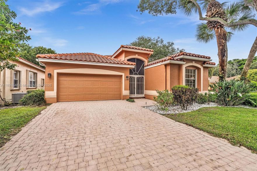 STUNNING & RENOVATED. THIS HOME FEATURES 3 FULL BEDROOMS, 2 FULL BATHS. ALL NEW TILE FLOORING THROUGHOUT, DESIGNER CUSTOM KITCHEN WITH DOUBLE ISLAND, STATE OF THE ART STAINLESS APPLIANCES, PANTRY. OPEN & SPACIOUS, WITH SOARING CEILINGS, LIVING AREA, DINING AREA, KITCHEN EAT IN OR BREAKFAST AREA, MASTER SUITE HAS 2 WALKIN CLOSETS, SOAKING TUB, DESIGNER SHOWER TILES, DUAL VANITIES. NEW ROOF, NEW ELECTRICAL PANEL, NEW CABINETS, NEW APPLIANCES, LIGHTING. THIS HOME IS LIGHT BRIGHT AND GORGEOUS. VILLA BORGHESE IS AN OVER 55 COMMUNITY THAT OFFERS POOL/CLUBHOUSE, TENNIS, PICKLEBALL, BOCCE, BILLIARDS AND 24 HR GATED SECURITY.