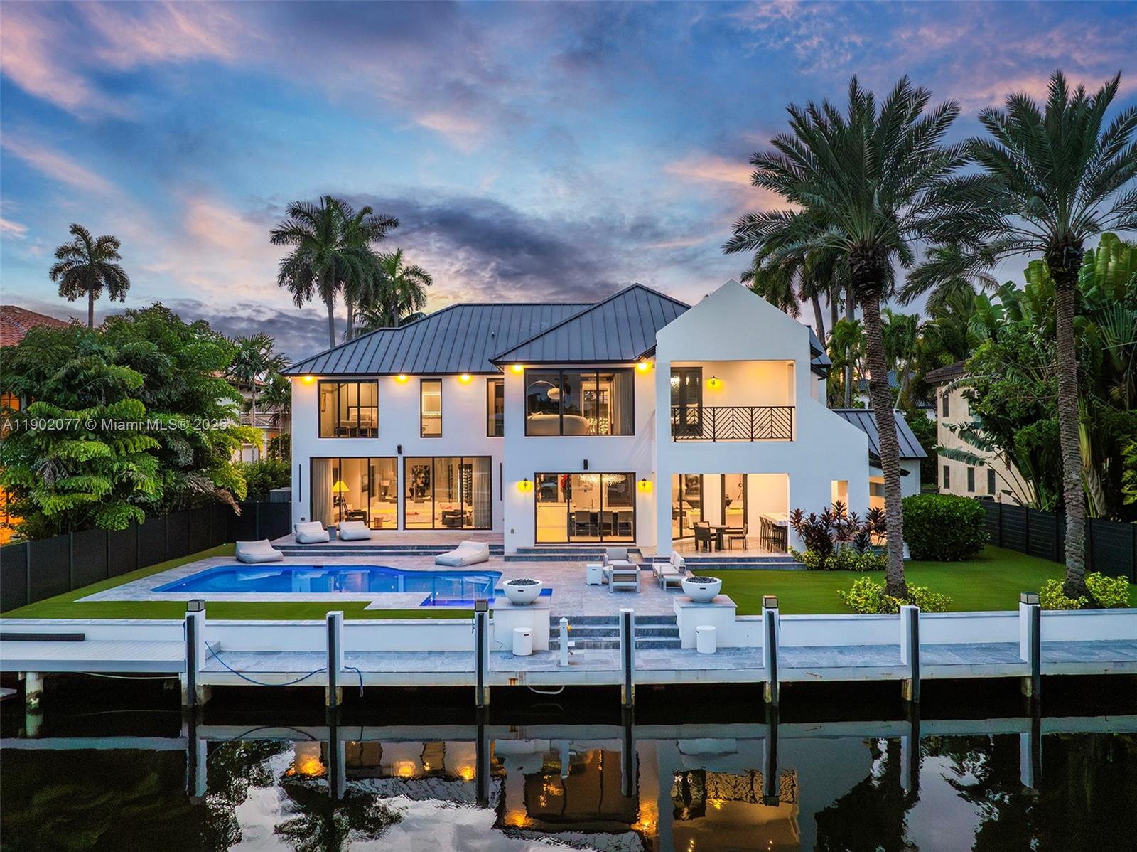 Experience the pinnacle of South Florida luxury in this fully reimagined waterfront estate on prestigious San Marco Drive. This brand-new renovation features 6 beds, 7.5 baths, and 6,400+ sq ft of flawless design with grand volume ceilings, designer finishes, and seamless indoor-outdoor living. Positioned on an 11,000 sq ft lot with 100 ft of deepwater frontage, it’s perfect for yachting with fast ocean access. A chef’s kitchen, spacious water-view living areas, and a resort-style pool create the ultimate entertainer’s retreat, while the lavish primary suite offers spa-inspired comfort and a private terrace. A rare turn-key masterpiece in Fort Lauderdale’s most coveted boating community.