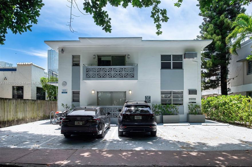 Offered at a 5.9% Proforma Cap, the property is currently 93% occupied. The property is part of a 10-property portfolio all located in South Beach. It can be purchased individually or as part of the portfolio. The property includes four parking spaces. The unit mix inlcudes 7 studios and 7 1BR/1BA. It has over $120,000 in combined CapEx between the current and previous owner. The exterior was fully painted in 2024 ($27k).