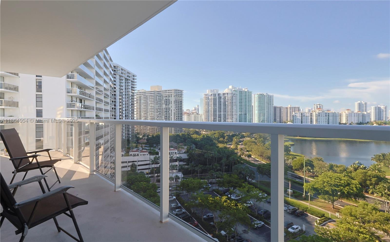 This fully furnished 2-bedroom, 2-bath corner unit sits on the 15th floor of a highly desirable Aventura high-rise. Expansive floor-to-ceiling windows and sliding glass doors fill the interior with natural light. The private balcony offers sweeping views of the golf course and Aventura skyline. Internet and cable included.
