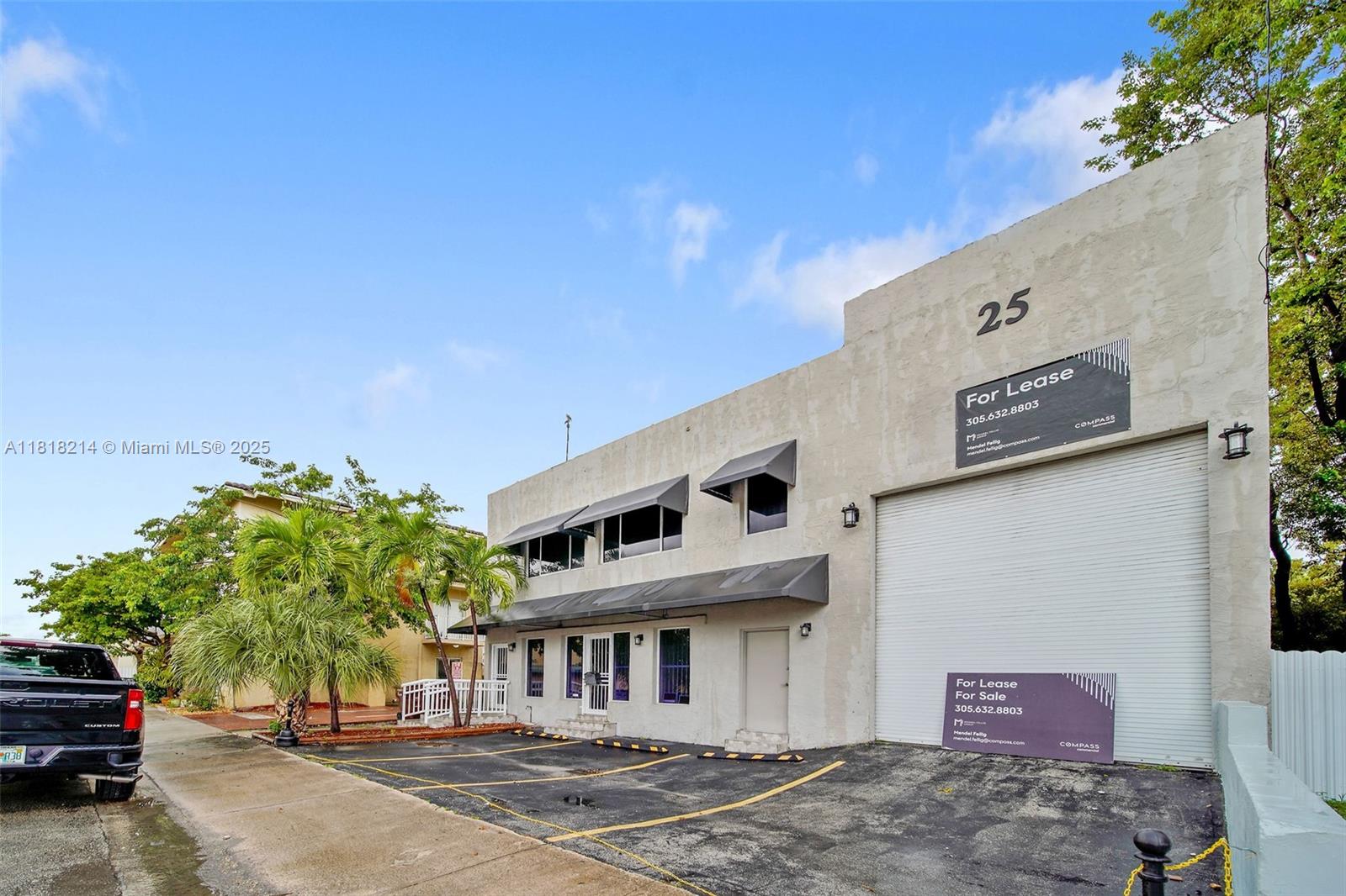 Unique opportunity to own a flex space building with multiple options as owner/user or investor, in the heart of Hialeah, sitting one block from City Hall. Warehouse space on half of first floor with 20 foot ceilings, the other half of building first floor office space or other use. Second floor has it's own entry from outside and staircase from inside, more office space on second floor. Building can be opened to just have warehouse space giving you roughly 6,000 sf of warehouse space. Electric garage door. 5 parking spaces. 40 year recertification done. New bathrooms, three new mini-split A/C units, including a new 5 ton unit! Currently the building is home to a religious seminary school; so ideal for those in a similar industry. However, tenants are month to month tenancy.
