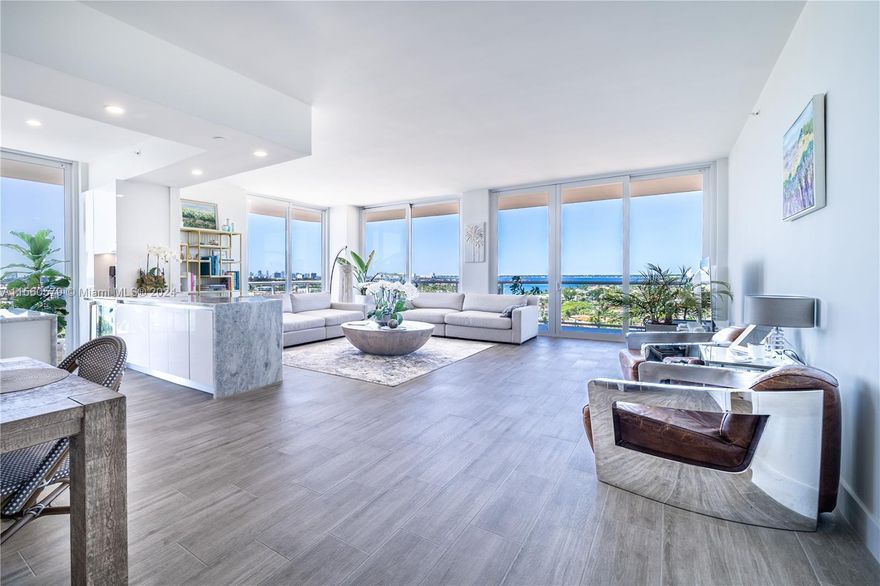 A magnificent and one-of-a-kind Oceanfront Penthouse with unobstructed and breathtaking southeast-west views of the Ocean, Intracoastal Bay, and the Miami Downtown skyline lit at night. This impeccable and completely renovated 3 Bed + 2.5 Bath unit features generous 10 Ft ceilings with an exceptional open floor plan, ample walking closets, a state-of-the-art gourmet kitchen with new top-of-the-line appliances, a luxurious spa-inspired bathroom, hurricane impact windows throughout, and more! Ocean 88 offers great resort-style amenities including a Heated Pool, Sauna, Jacuzzi, Gym, Party Room, pool table, outdoor BBQ area, and access to the Surfside Tennis Center.  Steps away from The Four Seasons Hotel, local restaurants, fine dining, world-class shopping, and houses of worship.