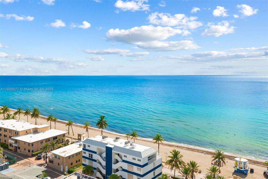 Step into this tastefully decorated condo, fully renovated and beautifully furnished—just bring your toothbrush and move right in! Enjoy a private balcony with breathtaking views of the ocean, intracoastal waterways, and city skyline at sunset. The building features an oceanfront pool deck and offers the convenience of an on-site restaurant and a connected convenience store. Located on the Hollywood Beach Broadwalk, a top 5 in the U.S. by TripAdvisor, you’ll have direct access to a vibrant broadwalk with restaurants, cafes, and boutique shops. Ideally situated between Miami and Ft. Lauderdale, this prime location provides easy access to airports, shopping, and entertainment. Whether for a vacation retreat or a year-round paradise, this unit delivers. Immediate rentals OK!