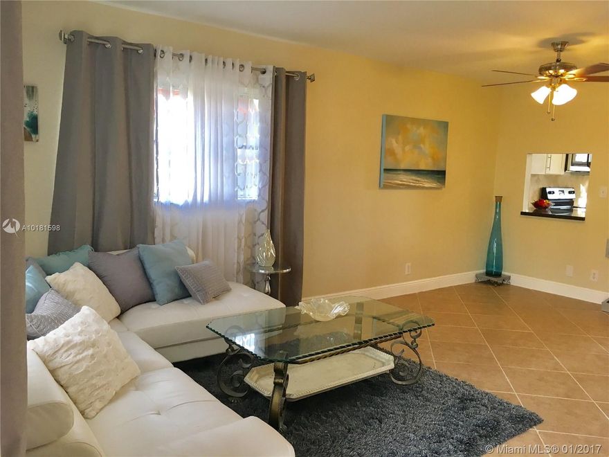 Nicest unit in the complex! Corner home, completely remodeled. BRAND NEW KITCHEN, NEW CABINETS, GRANITE COUNTERTOPS, BRAND NEW S/S APPLIANCES, new tiles on the floor downstairs, lovely new cozy carpet upstairs, remodeled bathrooms, hurricane shutters, fresh paint, bright and light. Lovely patio to relax in. Pet friendly community, nice pool and amenities. This one is for the fussy, fastidious buyers who want nothing to do but to come home, relax, enjoy.