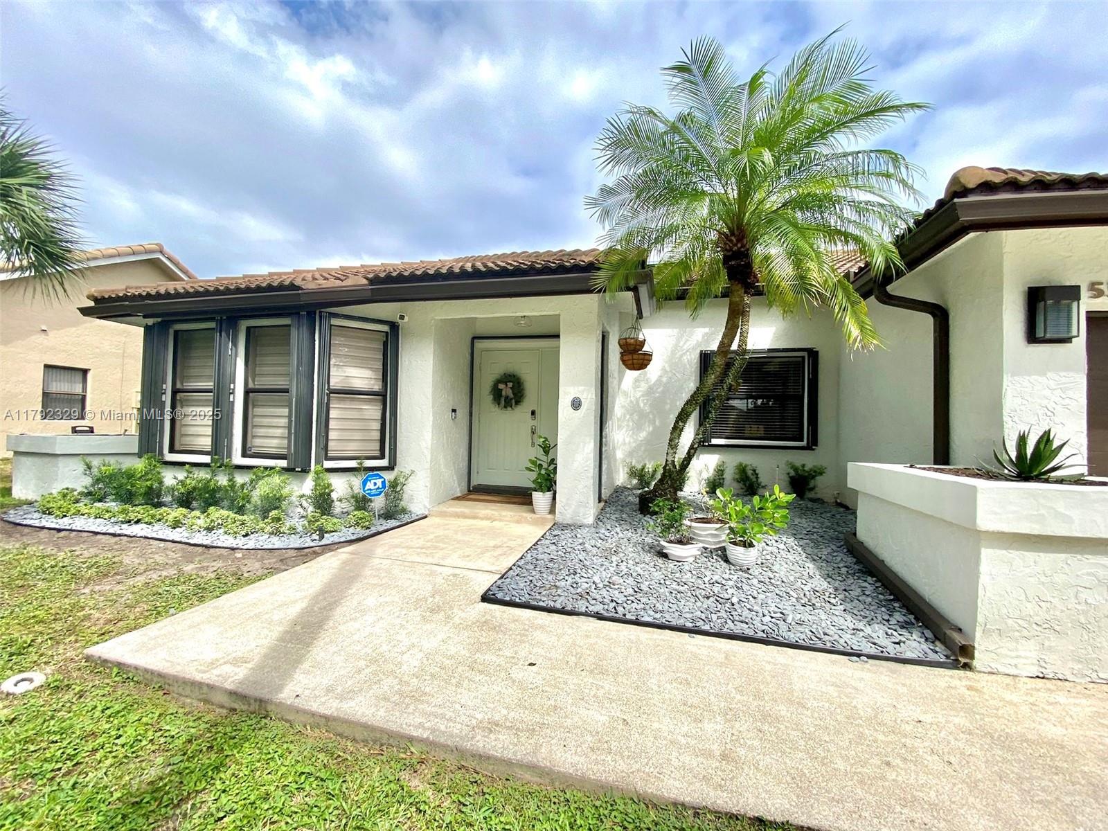 Rental Property at 5379 Nw 60th Dr, Coral Springs, Broward County, Florida - Bedrooms: 3 
Bathrooms: 2  - $4,800 MO.