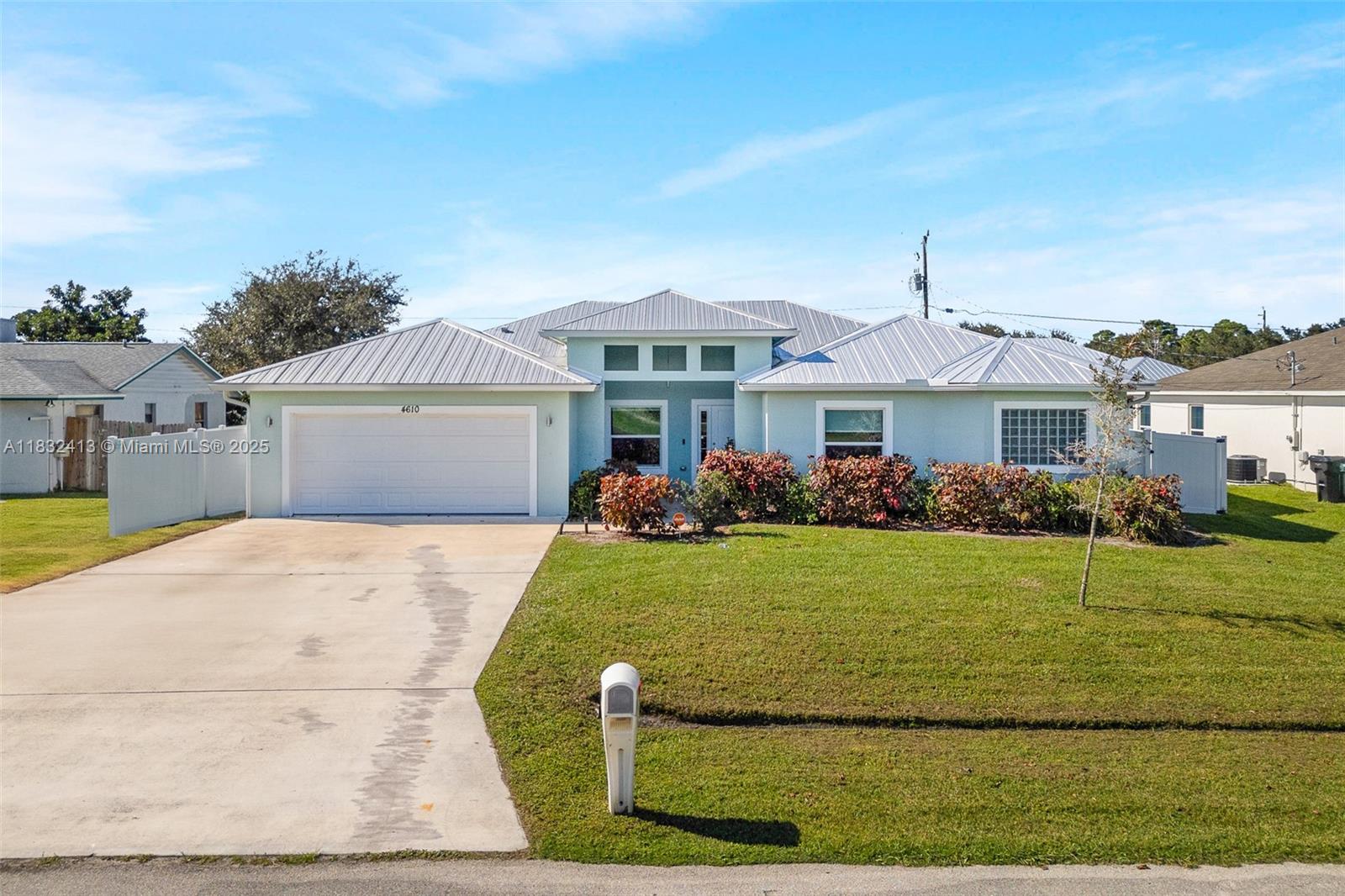This stunning home is luxury personified. Enjoy this large 6 bedrooms / 3 bathrooms with all it has to offer. It has everything you are looking for in a home. This property comes with the possibility to turn one of the enclosed living room areas into a 7th bedroom. The spacious backyard has enough space to enjoy sunrises and sunsets as well as barbecues with your loved ones. Located in the peaceful city of Port Saint Lucie, just 15 minutes away from the beautiful beaches.