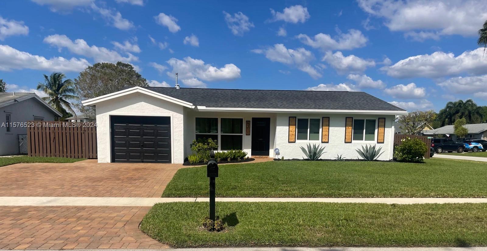Property for Sale at 4311 Nw 117th Ave, Sunrise, Miami-Dade County, Florida - Bedrooms: 3 
Bathrooms: 2  - $629,000