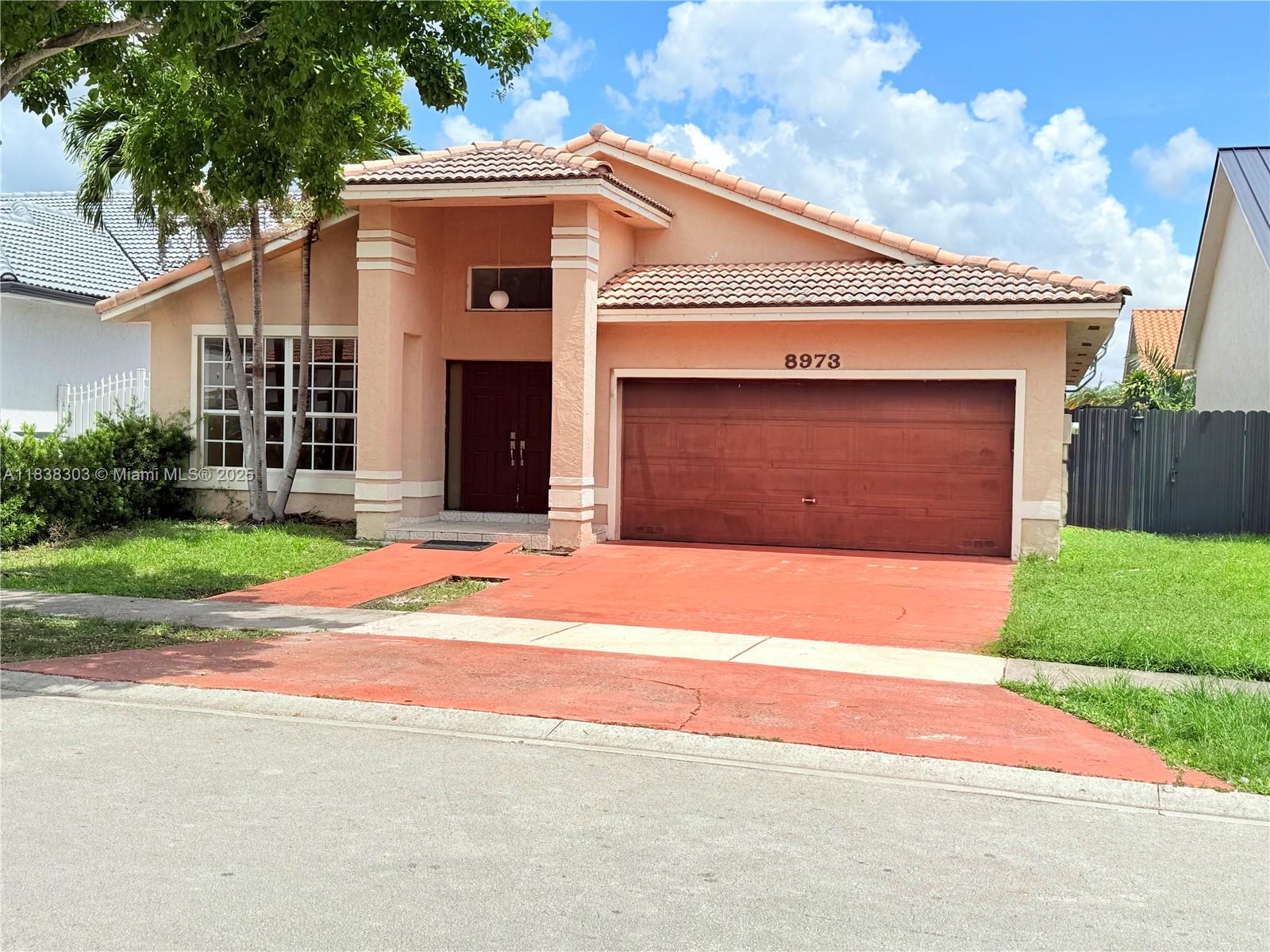 One-story, 3-bedroom, 2-bathroom home with a 2-car garage located in a highly sought after area of Miami Lakes. The property offers great potential and solid value, ready for your personal touch. No HOA and a prime location just minutes from the Palmetto Expressway, I-75, and the Turnpike. This is a great opportunity. Bring your best offer today.