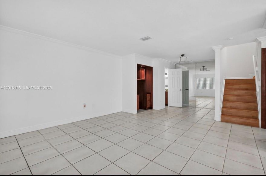 2 BEDROOM  2 1/2 BATH TOWNHOUSE IN HIGHLY DESIRABLE COMMUNITY OF WOODS LANDING. OPEN CONCEPT 1ST FLOOR WITH OFFICE AREA, LAUNDRY, FENCED PATIO  AND 1/2 BATH. THE EXTRA LARGE BEDROOMS UPSTAIRS EACH HAVE A FULL BATHROOM WITH A WALK IN CLOSET AND BALCONY OFF OF THE MAIN BEDROOM. YOU WILL BE 1 BLOCK FROM THE PALMETTO SO EASY ACCESS TO ALL HIGHWAYS AND WITHIN WALKING DISTANCE TO MAIN STREET IN MIAMI LAKES. 2 ASSIGNED PARKING SPACES.