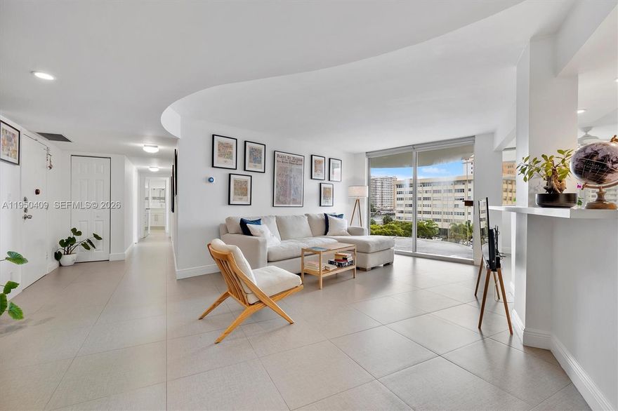 Experience high-rise living at its finest in this modernly updated condo featuring a unique & open layout with breathtaking views from every angle. Unwind in the primary bdrm offering 2 generous walk-in closets & a private spa-like bathrm. 2nd bdrm also has picturesque views & a large closet. The updated kitchen overlooks an expansive living, dining area & private balcony perfect for enjoying serene sunsets over the intracoastal water. 24/7 gateman, secured marina, gym, sauna, heated pool, grilling area & large recreational rm. A 3-year-young A/C & hot-water heater, private storage unit & laundry only steps from your door & assigned parking ensuring stress-free arrivals. Close to many amenities & airports. A beautifully maintained residence combining comfort, convenience & lifestyle!