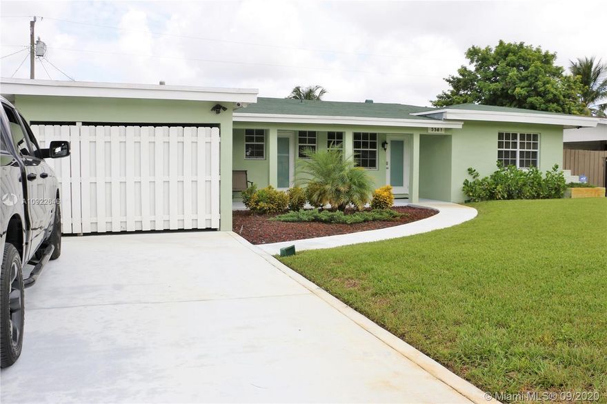 Beautiful remodeled and fully upgraded single family home available in prime location! This home features 3 bedrooms & 2 full bathrooms on a large clean lot. Ideal split floor plan with the Master suite set on one side of the home with a completely upgraded bathroom and door entry to the backyard. Two of the bedrooms are set across from each other on the east side of the home with 1 fully upgraded bathroom in between. Family room/ Living room is bright and super spacious with door entry and peaceful views right into the backyard. Large fenced in yard with tons of privacy! Stunning open style Kitchen with bar feature and all new looking stainless steel appliances with granite counter tops. Washer and dryer in unit. Car port garage. New Shingle Roof installed Feb 2019