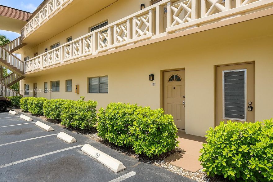 This 2-bedroom, 2-bath condo is priced to sell and ready for your personal touch. Enjoy a peaceful pond view from your screened patio and the convenience of a first-floor location for easy accessibility—no stairs, easy access! The community pool is just steps away, making this a perfect spot to relax and enjoy the Florida lifestyle. The unit needs updating, which is reflected in the price and enhanced photos to show potential and contrast. This is a great opportunity in a desirable 55+ community close to shopping, hospitals, and other major conveniences.