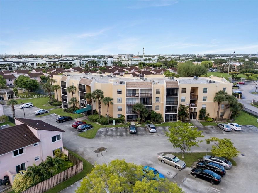 Beautifully maintained 1-bedroom, 1-bathroom condo with 770 sq.ft. in the desirable Sandoral Condo community. This bright and spacious unit features an open-concept living and dining area, bathroom, tile flooring throughout, a large walk-in closet, and an in-unit washer and dryer. New AC, New roof, completed 30-year recertification, elevator, community pool, and assigned parking. Step outside to your private balcony and enjoy the Florida lifestyle. Located in the heart of Doral, you’ll be minutes from the International Airport, top-rated schools, shopping centers, restaurants, and major highways, including the Palmetto and Florida’s Turnpike.  Whether you’re an investor looking for strong rental demand or a first-time buyer seeking a great home, this property is an excellent opportunity!