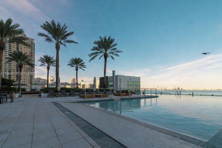 Elevated coastal living awaits in this exceptional 3-bedroom, 3-bath residence at one of Brickell’s most exclusive waterfront towers. This stunning home offers breathtaking ocean and skyline views from every room and features a private elevator foyer, sleek marble flooring, and automated window treatments throughout. The open-concept layout flows seamlessly into a modern chef’s kitchen equipped with premium Miele and Sub-Zero appliances. Custom-designed closets and beautifully updated bathrooms enhance both comfort and sophistication. Residents of Jade at Brickell enjoy an unparalleled lifestyle with world-class amenities, including a waterfront fitness center, serene infinity-edge pool, full-service spa with sauna and steam rooms, 24/7 concierge and valet services, and an elegant rooftop lounge. Two assigned parking spaces and a private storage unit are included. Professional pictures will be uploaded over the weekend.