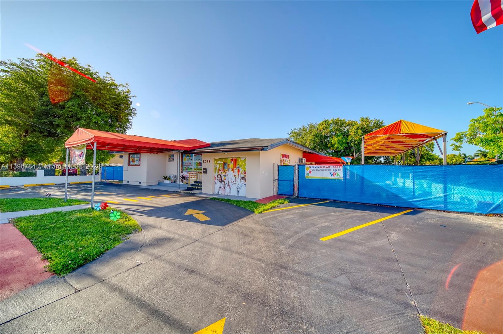 Daycare For Sale with real estate included. Spacious preschool up to 2nd grade has state-of-the-art facilities and a great reputation in the community. Very centrally located. It has a driveway for pick-up and drop-off. 57+ Capacity. ELC programs in place. Government food program approved. 6+ classrooms, 3 playgrounds, a media room, and much more. After-school programs with kids coming from All staff qualified with certifications up to date. The daycare is currently at full capacity. It's also licensed for VPK and School Readiness. This daycare is in the process of being Apple accredited. Step Up Scholarships are also accepted. HD Video Available. CALL US ANYTIME, WE PICK UP!