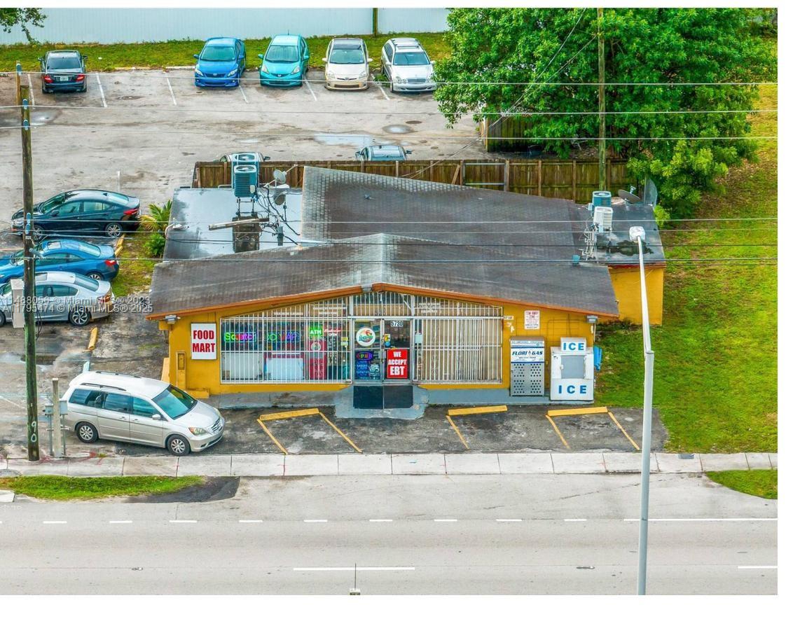 14264 Corner lot on Hallandale Beach Blvd with a building rented a this moment as a convenience store. Lease expire on 2026. TOC2 zooning allow building residential units, retail, medical and much more uses. In the heart of West Park on Hallandale Beach Blvd.