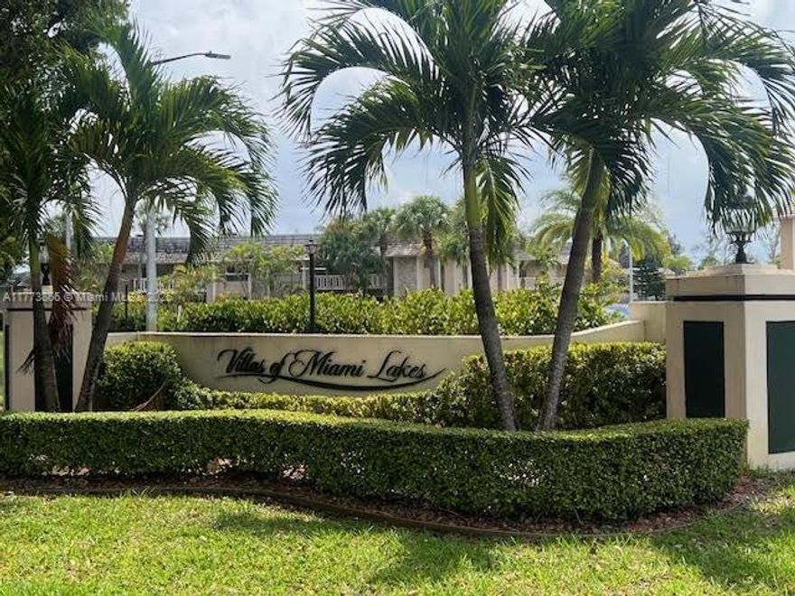 2/2  Coner unit, WITHIN WALKING DISTANCE  to major shopping center, schools, right next to 826 palmetto expressway, impact windows and sliding door, stainless steel appliances, granite counter,
pool, tennis court, small childrens park.
