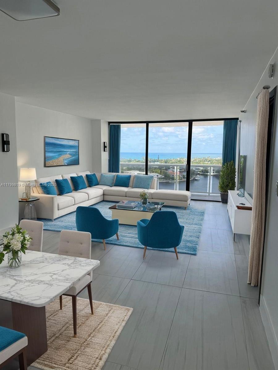 HUGE PRICE DROP! This 2 Bed/2 bath completely renovated Aventura Condo offers unobstructed breathtaking views of the Ocean and Intracoastal Waterway. Step onto the oversized balcony, perfect for entertaining or relaxing as you take in the sunrise over the water and the glow of passing yachts. Fully updated with high-end finishes, featuring gourmet kitchen with custom cabinetry, luxury flooring, and spa-inspired bathrooms. Natural light throughout. This residence combines style, comfort, and a prime waterfront location in a beautifully maintained building with resort-style amenities. Own a piece of paradise.
