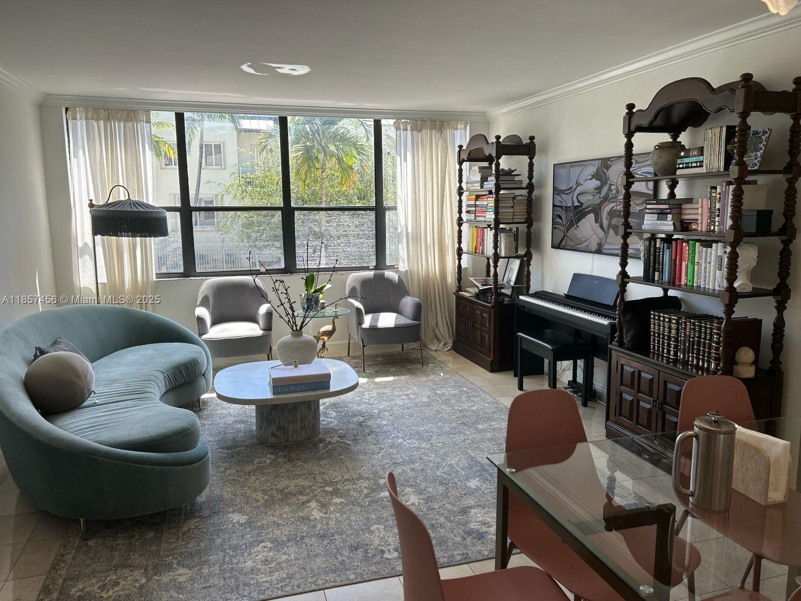 Beautiful large and bright 1 bedroom and 1.5 bath in the heart of Bay Harbor Islands, lots of windows, large his and hers walk-in closets, marble floor in the entire unit, small quiet building well maintained, washer/dryer on floor, only 4 units per floor. Covered parking spot, Please text Menahem for showings