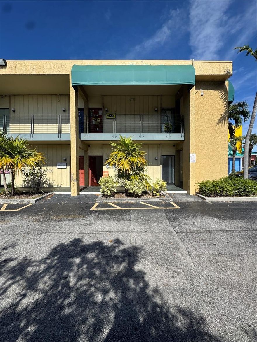 Excellent opportunity to own a 757 SF commercial condominium unit in a well-maintained condo-style plaza on N State Road 7 in Lauderhill. Property is zoned CG (Commercial General) and features a functional layout with three private office spaces, an open central area, and a private restroom. Ideal for a wide range of professional and service-based uses including office, medical-related, insurance, real estate, consulting, tutoring, wellness, or similar uses (always subject to city approval).

Unit offers direct access, storefront exposure, and efficient use of space with minimal wasted square footage. Located along a major commercial corridor with strong daily traffic and convenient access to surrounding neighborhoods and main roadways. HOA in place, making this a low-maintenance option for an owner-user or small business looking to control occupancy costs instead of leasing. Rare chance to own a small-footprint commercial space in a high-demand area.