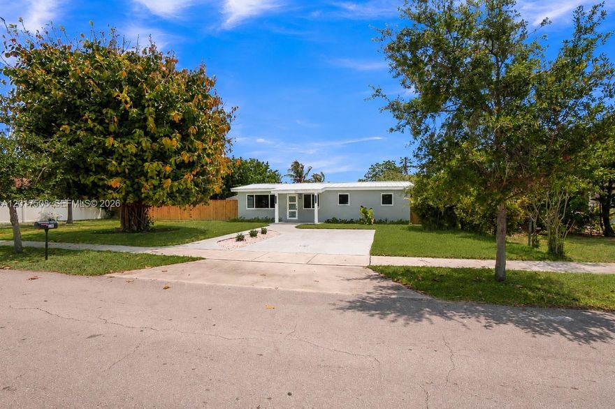 Fully renovated 4-bedroom home just 1.5 blocks from Atlantic Ave in the heart of Downtown Delray Beach. This home is like a fort with full CBS build, even the interior walls.  Situated on an a rare oversized 13,618 SF lot, this property offers outdoor space with endless potential to add a pool, expand, cottage to create your own private oasis.  Inside, you’ll find a modern open-concept layout featuring a brand new kitchen with quartz countertops, shaker cabinetry, stainless steel appliances, and a spacious snack bar perfect for entertaining. The home showcases porcelain wood-look flooring throughout, updated lighting and fans, impact windows and doors, closet organizers, two fully renovated bathrooms with high-end finishes, and separate laundry room.  Step outside to enjoy a newly added pergola and shed, screened patio, and expansive backyard — ideal for relaxing or hosting gatherings. Additional upgrades include a new metal roof, epoxy driveway, new landscaping, new tiled front porch, new tiled and screened patio, fresh interior/exterior paint, and fenced yard.
No HOA. Prime location close to Sundy Village, various upscale dining, shopping, nightlife, and the beach. A rare opportunity to own a turnkey home with a large lot in one of Delray Beach’s most desirable areas.