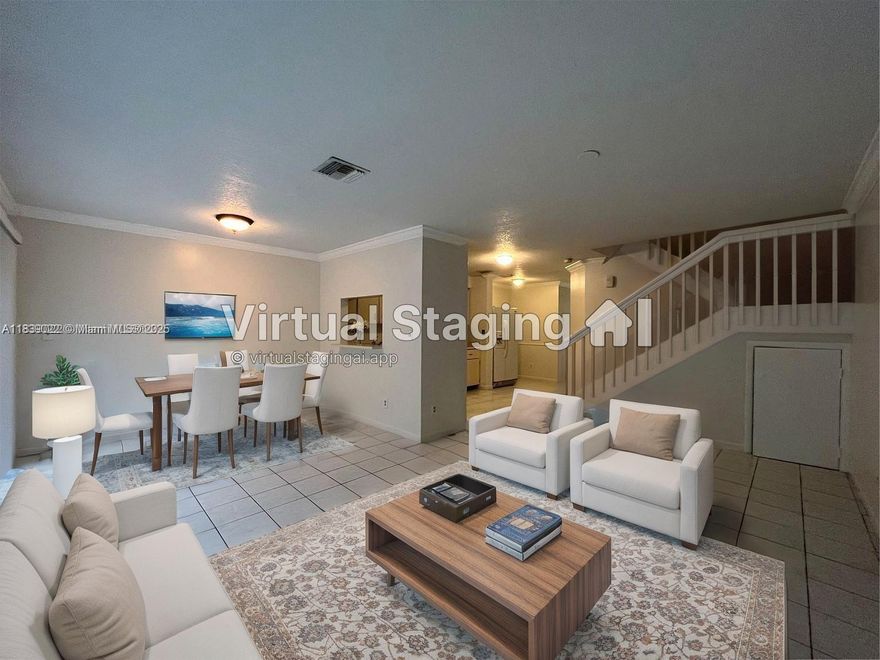 This Bright and spacious 3-bedroom, 2.5-bath townhome features a one-car garage and a thoughtfully designed open floor plan awash in neutral tones. Enjoy the generous master suite with its own private balcony and walk-in closets, while the elegant blend of tile and laminate flooring enhances the home’s style and ease of maintenance. A fenced-in private yard brings a touch of outdoor serenity, and—ideally situated close to major roads, vibrant shopping, and dining destinations—this home offers both convenience and comfort. The move-in process is straightforward, requiring first and last month’s rent plus a one-month security deposit, and allows one pet (excluding aggressive breeds) with a $250 non-refundable fee, while utilities (water, trash, sewer) are tenant-responsible.