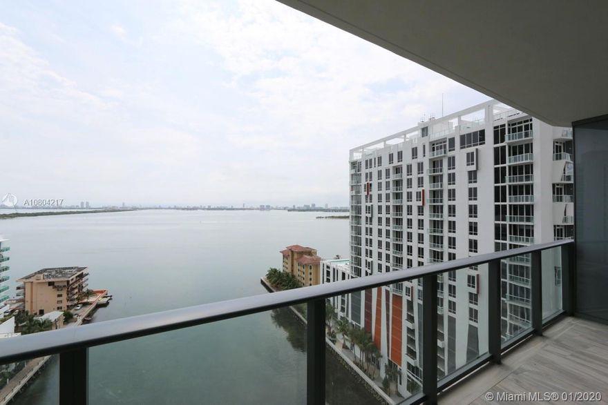 Unobstructed bay views from this 2 BR/2 BA at Icon Bay. Unit features private elevator with foyer, modern and spacious kitchen, and large terrace with breathtaking views of Biscayne Bay. Master bedroom has access to terrace, spacious walk-in closet, and large bathroom with double sinks. Unit is delivered with custom designed closets, porcelain floors installed and roller linen shades with blackouts in bedrooms.Amenities include waterfront pool area, clubhouse,spa, gym,tennis courts, theater room and more. RENTED UNTIL AUGUST 2, 2020 FOR $2800/MTH.