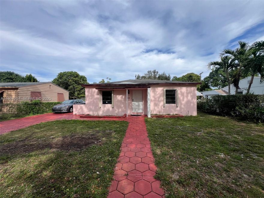 A rare chance to own a single-family home for the price of a condo and NO HOA. This bright 2BR/1BA home offers a spacious backyard, room for a boat or RV, and plenty of natural light throughout. Located in desirable North Miami (33168), an area experiencing major growth and strong appreciation. This property is perfect for buyers seeking a project or investors looking for potential. The home requires a new roof and complete renovation, or it can be torn down to build new. Sitting on a 7,601 sq ft R-3 zoned lot, the options are endless — remodel the existing structure, build a duplex, or design a new home from scratch. Renovated homes in the neighborhood are selling in the $450Ks, with new construction reaching the $580Ks. Duplex rentals in the area are achieving $3,900 + per month, making this a strong investment play.
With no HOA and a generous lot, this property offers flexibility, upside, and long-term value.