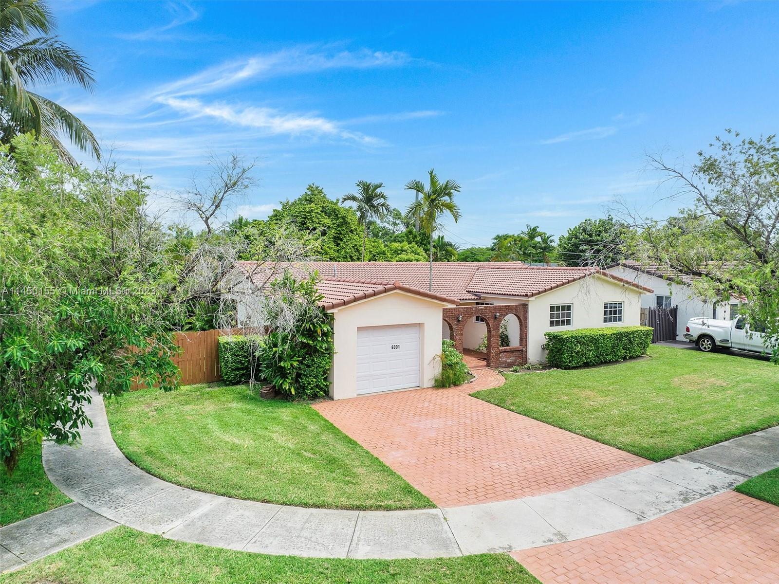 Welcome to your future home in the heart of Miami! This 3-bedroom, 2-bathroom boasts 1,535 square feet of comfortable living space, nestled on an expansive 7,906 square foot corner lot. With its unbeatable location near Baptist Hospital, the 826/874 expressway, and the renowned Dadeland Mall, this property offers the ultimate convenience and lifestyle. This home is situated in a quiet, tight-knit neighborhood known for its family-friendly atmosphere. It's the ideal setting for children to grow up and create lasting memories. Professionals seeking a peaceful retreat after a long day at work will too find the neighborhood's low noise levels an ideal environment for relaxation and focus.