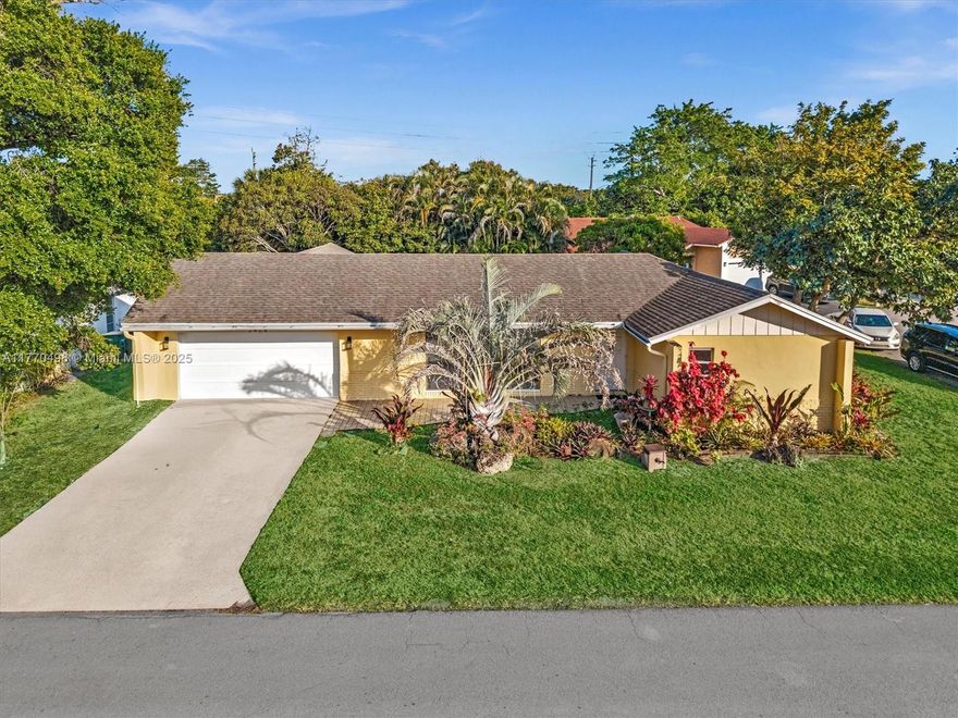 Rare find in Tamarac, Florida! This spacious 3-bedroom, 3-bath home sits on a premium corner lot in a peaceful cul-de-sac, offering over 2,100 sq. ft. of living space. Curb appeal is high with beautiful landscaping, stylish upgrades throughout, this home is move-in ready. Located in an all-ages community with low HOA fees, this is an excellent opportunity for homeowners and investors alike. With a functional layout, attractive finishings, and a prime location near major highways and shopping facilities this home is everything you need it to be. Schedule your showing today!