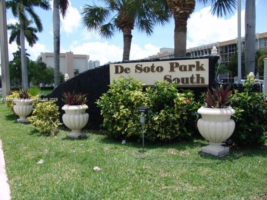 Spacious and Open 2/2 Corner Renovated Unit with 2 Balconies. Bright & Airy Condo features Floor to Ceiling Windows which allows Natural Light Throughout.Tile & Wood Laminate on all Floors. Desoto is located in a Prime Location surrounded by Million $$$ Homes. Amentities Galore: Heated Pool on the Intracoastal, Gym, Tennis, Library... Even More Location Benefits: Located next to Scavo Park with Playground, Fitness Trail, Basketball Courts, Pet Park. This Desireable Location is close to Hallnadale Stores, Cafes, Resturants, Casino, Beach. Investor?..Rent Immediately... Buiding has completed it's 40 Year Certification.