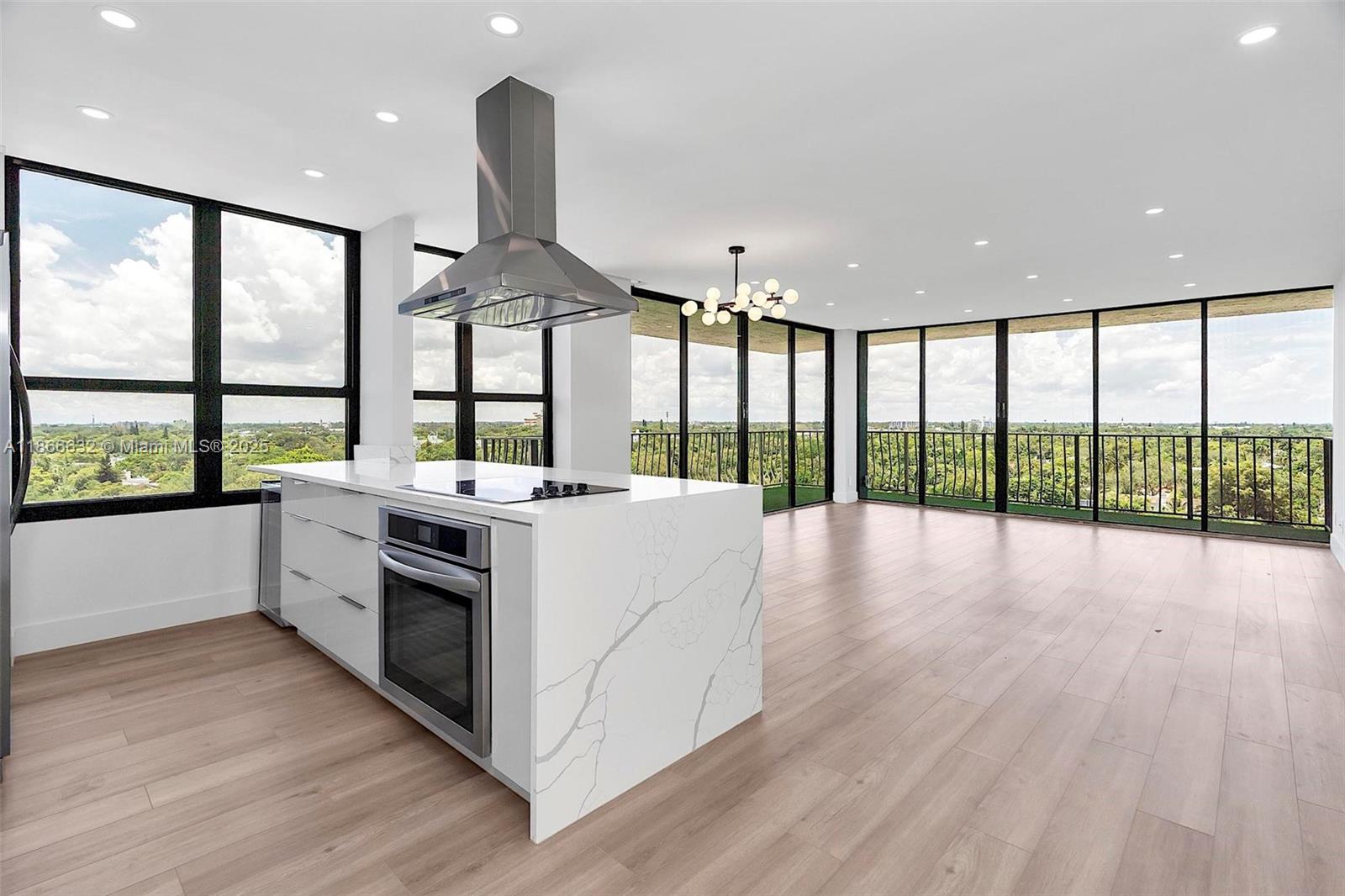 Invest in Miami Lifestyle in this iconic high-rise gem in storied Palm Bay Club being transformed w/a 40-yr recertification construction project ushering in a fabulously reimagined & expanded amenities deck plus floor-to-ceiling impact windows and doors throughout the building. Experience modern elegance in heart of Historic MiMo. Minutes from Downtown Miami, Design District and Wynwood. Exquisitely renovated and never occupied 2-BD, 2-BA corner unit boasts a spacious wrap around balcony, chef's kitchen, high-end finishes, huge primary suite walk-in closet, and a rare, dedicated laundry room. All window and sliding door openings are pre-wired for electric window treatments. Current amenities; 24-hr front desk, gym, valet, convenience store, and library. Includes (1) assigned parking space.