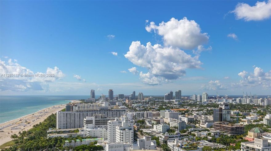 Sweeping upper floor views from this corner unit that sees it all! Uninterrupted ocean, city skyline and bay/intracoastal vistas. Equipped with the Setai interior package, 3302 is in the Setai leasing and management program. Owners have the option of remaining in the program where they can enjoy hassle-free income when not in residence. Widely regarded as South Beach's most prestigious property, The Setai carries both the coveted Forbes Five-Star and AAA Five-Diamond awards and has been named the #1 Resort in Miami Beach by Travel & Leisure where residents enjoy white-glove service and world-class resort amenities. Ideally situated in the heart of South Beach nearby world renown restaurants, shops and entertainment!