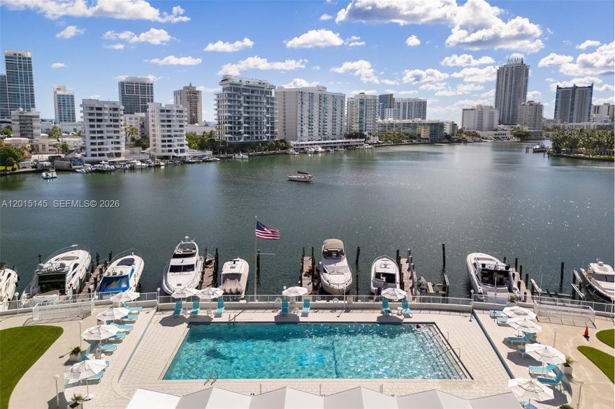 $1200/mo to rent the dock.  You are REQUIRED to be a resident of the building to lease the dock slip.  

Incredible intracoastal docking with wide open bay up to 70'.  Currently has a boat lift.  Dock includes water and electricity.