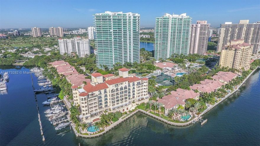 Beautiful and Bright! This 3 bedroom, 4 and 1 half bath 10th floor corner apartment the best of everything! A wraparound balcony that showcases open views in every direction to the Ocean, Intracoastal, Golf Course and the lake. Spacious living and dining area offers floor to ceiling windows. A grand primary suite with double walk in closets and 2 master baths and all other bedrooms with en suite baths. Porto Vita is more than a complex, its a lifestyle! 2 restaurants, bar/lounge, pools, tennis complex, pickle ball courts, basketball courts, soccer field, children's playground, poolside service, Spa, Wellness and Fitness complex, in home dining delivery, valet, security and so much more! This unit will not last! Don't miss the opportunity to live the life you want!