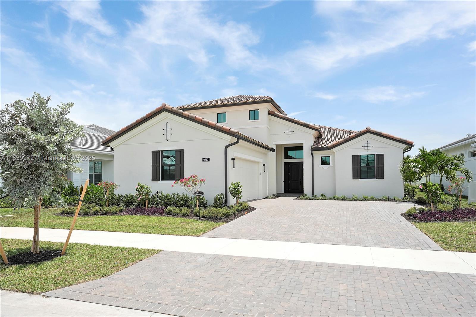 Brand new just completed Riley model by Kolter homes featuring over $150k of builder upgrades with 5 bedrooms and 4.5 bathrooms, spanning over 3200 sq ft including upstairs bedroom with full closet, bathroom, and wet bar perfect for media room or even an in-law suite. Home features an extended owner's suite and lanai, spa-like owner's bath with freestanding tub, wood shelving in all closets, solid-core interior doors, spray foam insulation, garage epoxy, tankless water heater, waterproof laminate, upgraded GE Profile appliances, and extended to ceiling tile in all bathrooms. Access to brand new clubhouse with indoor/outdoor sports courts, fitness center, restaurant, pool, splash pad, play area and much more. Don't miss out on this incredible opportunity!! Also available for sale