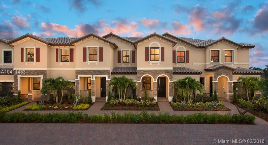 Step not only through the covered entryway of a beautiful 3-bedroom, 2-story townhome-- but also into Lennar’s Everything’s Included® Homes experience. 

As you walk inside you can feel safe knowing that Home Automation with Nexia™ Home Intelligence, a wireless home electronic system, is installed to help you operate devices such as lights, thermostat, and camera.
CDD $1032
5% FOR FN BUYERS