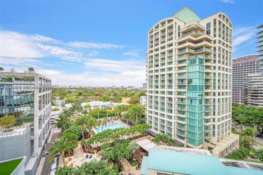 Stunning furnished residence at Ritz Carlton Coconut Grove Tower Residences. Renovated two bedroom two and a half bath home with 1540 square feet, desirable split floor plan, floor to ceiling glass and a deep terrace with bay and city views. Open kitchen with updated cabinetry, stone counters and premium appliances. Marble floors throughout, custom closets and a generous primary suite with five piece bath make this an easy move in opportunity. Residents enjoy a private lobby, concierge, valet, gym and pool plus access to hotel amenities including spa, restaurant, bar and room service subject to hotel policies. Prime Coconut Grove location across from Regatta Park and the marina and minutes to Coral Gables, Brickell and Miami International Airport.