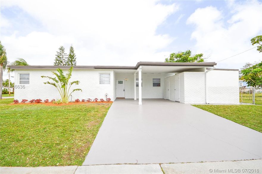 Beautifully renovated 3 bedroom 2 bath pool home, with large family room!  Custom island kitchen with granite counter tops, stainless steel appliances, updated baths, new wood flooring throughout, new baseboards, new interior/exterior doors, repainted interior/exterior, new light fixture, new landscaping, new titan water heater, updated electrical,  1 car carport.