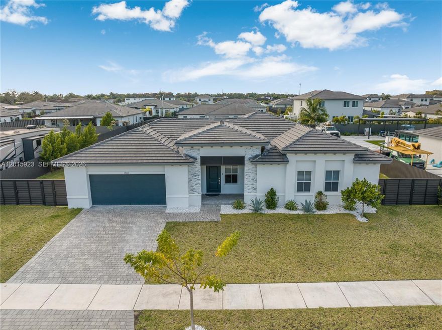 Beautifully maintained Lennar residence set within a quiet, established neighborhood, offering both comfort and long-term value. This thoughtfully designed 3-bedroom, 2-bathroom home features an open-concept layout with clean, modern finishes and an abundance of natural light that enhances every living space.
The interior flows effortlessly, creating a warm and inviting atmosphere ideal for both everyday living and entertaining. A spacious open patio extends your living outdoors—perfect for gatherings, weekend relaxation, or simply enjoying the South Florida lifestyle.
The property sits on a generously sized lot, offering ample outdoor space with potential to personalize or expand. A private garage adds convenience and additional storage.