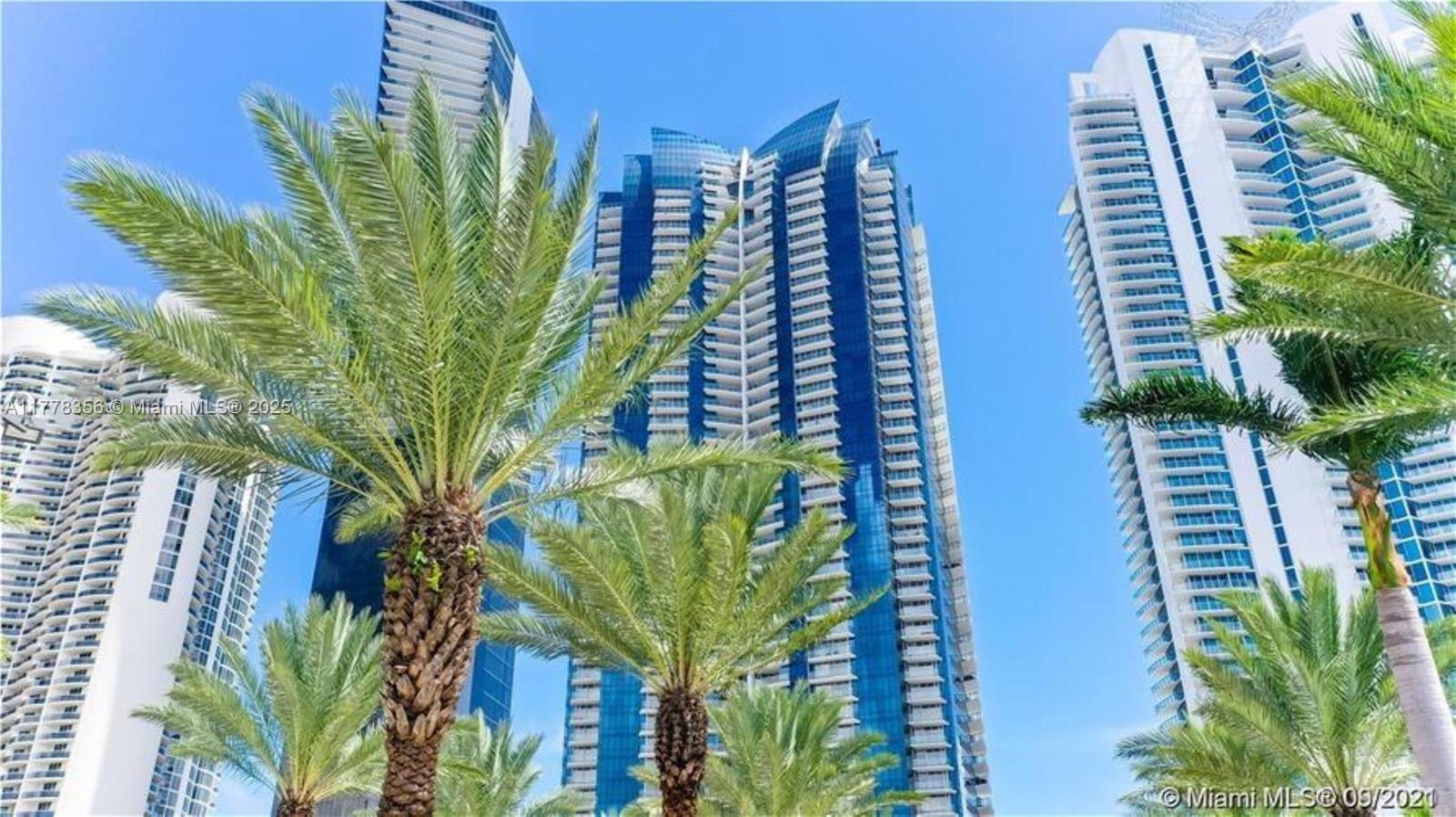 Rental Property at 17121 Collins Ave 2603, Sunny Isles Beach, Miami-Dade County, Florida - Bedrooms: 1 
Bathrooms: 2  - $5,900 MO.