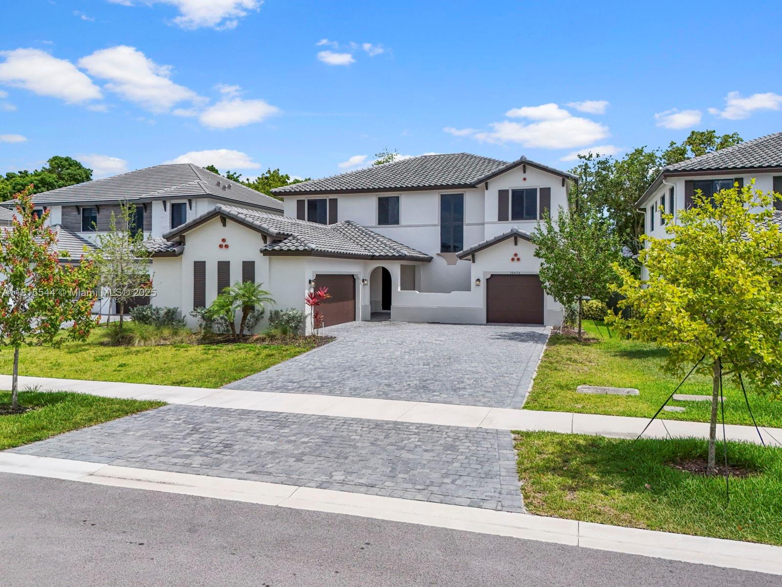 Luxury Meets Value! LOWEST PRICED home in the community—by $180,000!
Be the first to live in this brand-new construction 4-bedroom + loft, 3-bath estate home offering nearly 4,000 sq ft of sleek contemporary living space on a 9,490 sq ft fenced lot. This home stuns with a gourmet chef’s kitchen featuring waterfall quartz counters, wood-tone flat-panel cabinetry, and stainless steel appliances. The expansive great room with walls of impact windows and massive sliding doors opens to a covered patio and private backyard oasis—ideal for entertaining or future pool. All bedrooms are generously sized with walk-in closets, and the loft offers a perfect second living area or play zone. If thats not enough, you can easily convert the space of your 3 car garage into your own dream area!