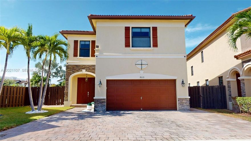 Beautiful 4BD / 3.5BA two-story home in Grand Bay at Doral, featuring a spacious layout with great natural light. Enjoy a large backyard with room for a pool and parking for up to 8 cars (2-car garage + extended driveway), a rare find.

This property sits on one of the largest lots in the community, is in pristine condition, and has been lovingly maintained by its owners. Located in a gated community with a resort-style clubhouse featuring pool, gym, and recreational areas, with a low HOA fee, and close to top schools, shopping, and major highways — perfect for families seeking comfort and prime location.