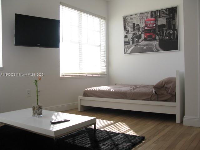 Great studio 3 blocks from the beach and 4 from Lincoln road. Finished with wood floors, modern kitchen and appliances. For rent completely furnished with queen bed and sofa bed in living room. Third and last floor with nice view of sofi luxury building. LCD high definition. Nice elegant building recently remodeled. W/D on premise. Very easy to show. NO SHORT TERM. NO ASSIGNED PARKING. NO PETS. FIRST LAST & SECURITY NO EXCEPTIONS
