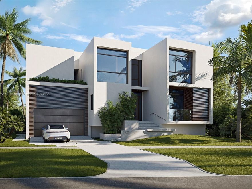 UNDER CONSTRUCTION. Estimated delivery: Mid-2023. Stunning 8,829 sq ft waterfront home with 7 bedrooms with en-suite bathrooms, cabana bath, and powder room. 80+ feet of water frontage. Direct ocean access with no bridges to bay. New seawall and dock. Situated in the exclusive and gated community of Belle Meade, with 24/7 security. Rooftop terrace with breathtaking bay views. This fully equipped residence features floor-to-ceiling windows, a double height foyer, Italian kitchen and closets, Miele appliances, Lutron lighting control, walk-in wine cellar, elevator, generator, outdoor dining area, pool & spa, and much more. Great location, close to private schools, Miami Beach, Design District, Wynwood, and Brickell.